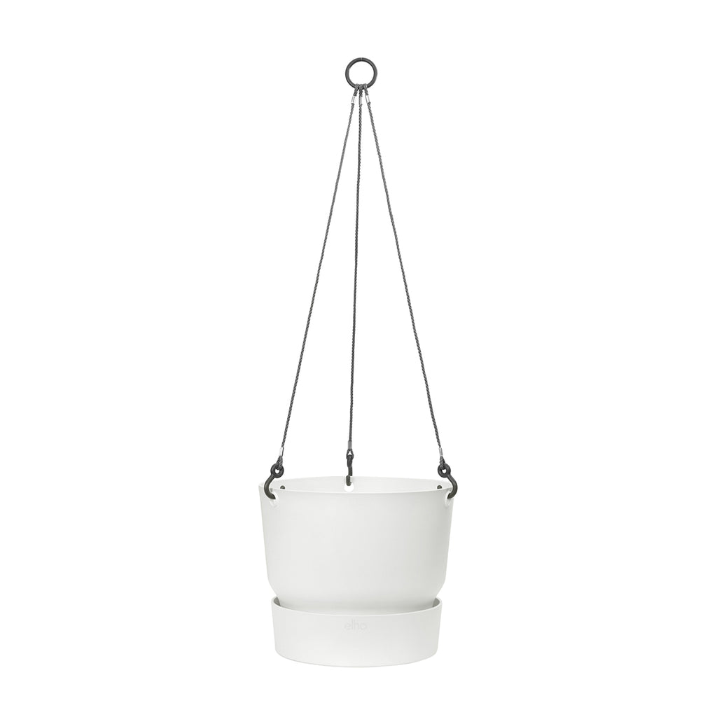 Greenville Hanging Basket 24cm in White