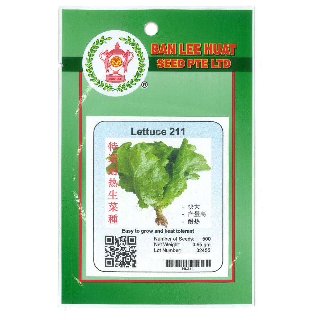 BAN LEE HUAT Seed HL211 Lettuce 211