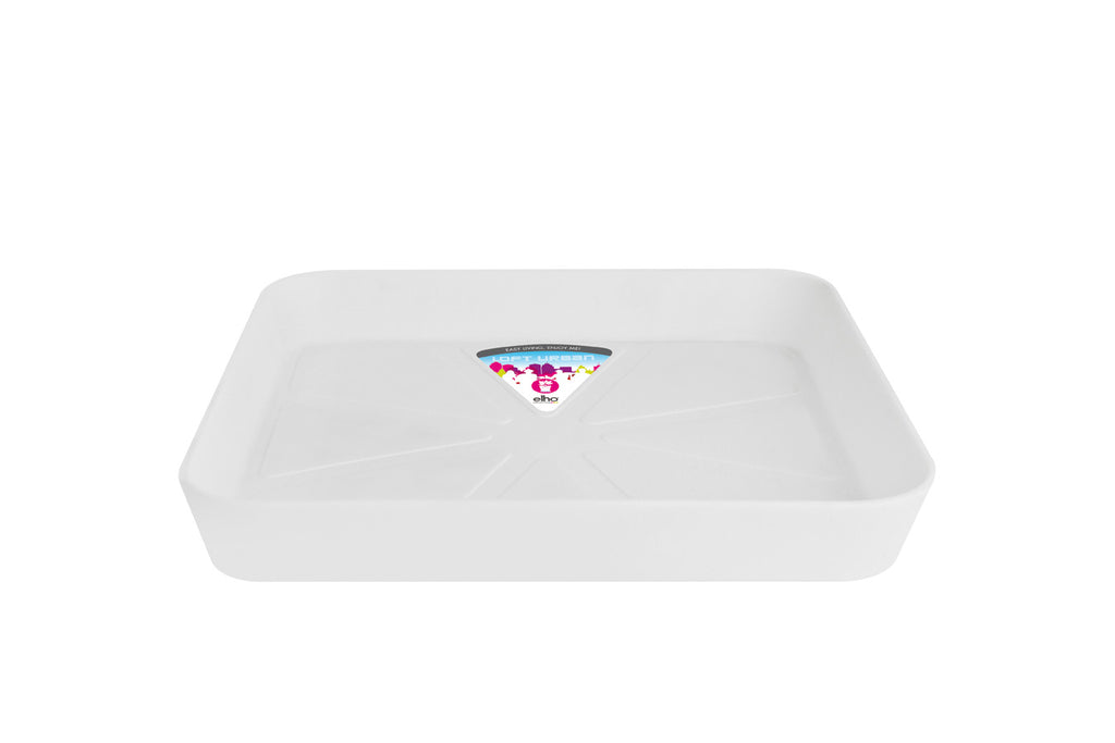 Loft Urban Square High 30cm in White with 22cm Saucer