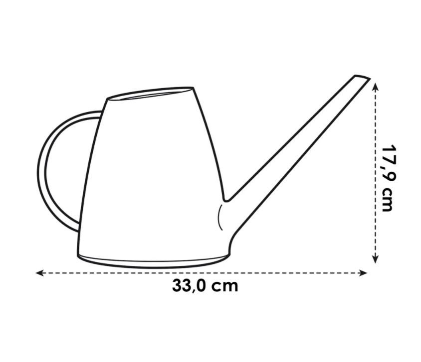 Brussels Watering Can 1.8L in White