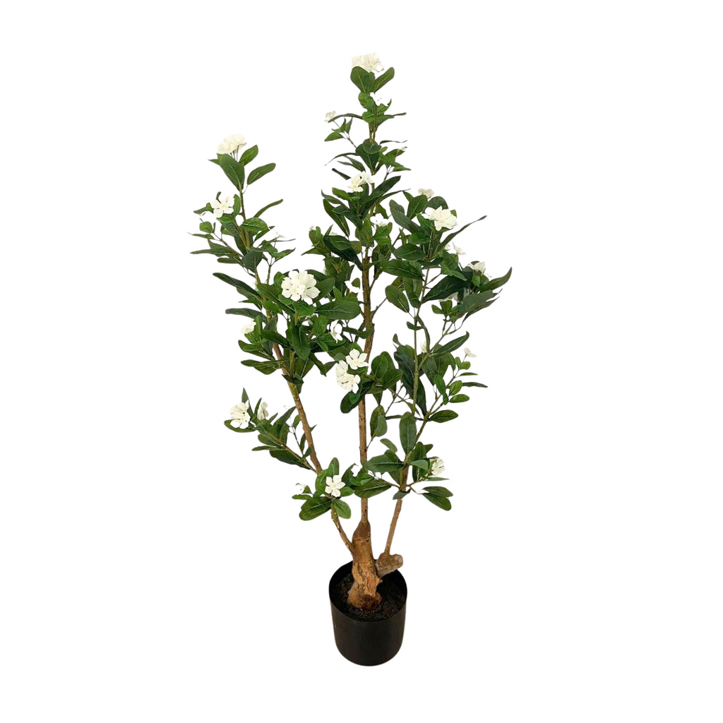 Artificial Periwinkle, White Flowers (1.20mH)