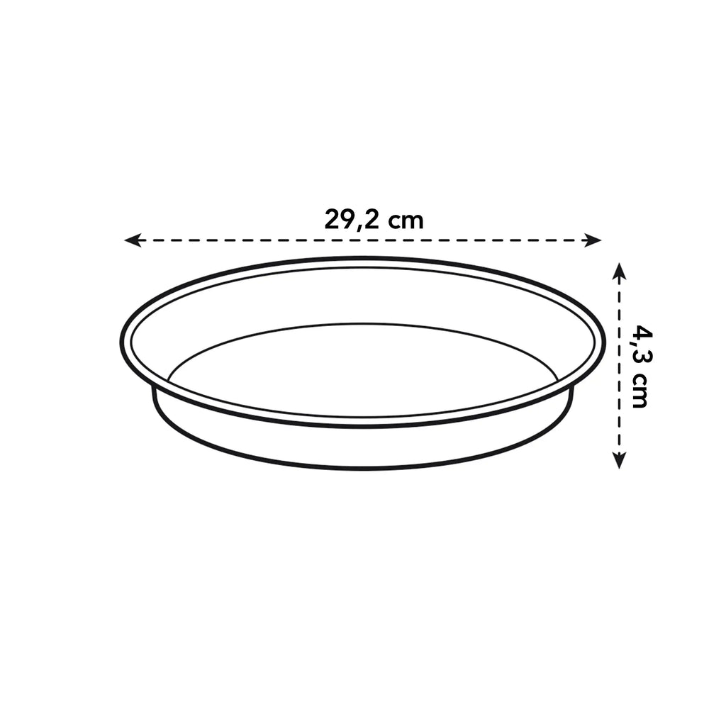 Green Basics Saucer 29cm in Leaf Green