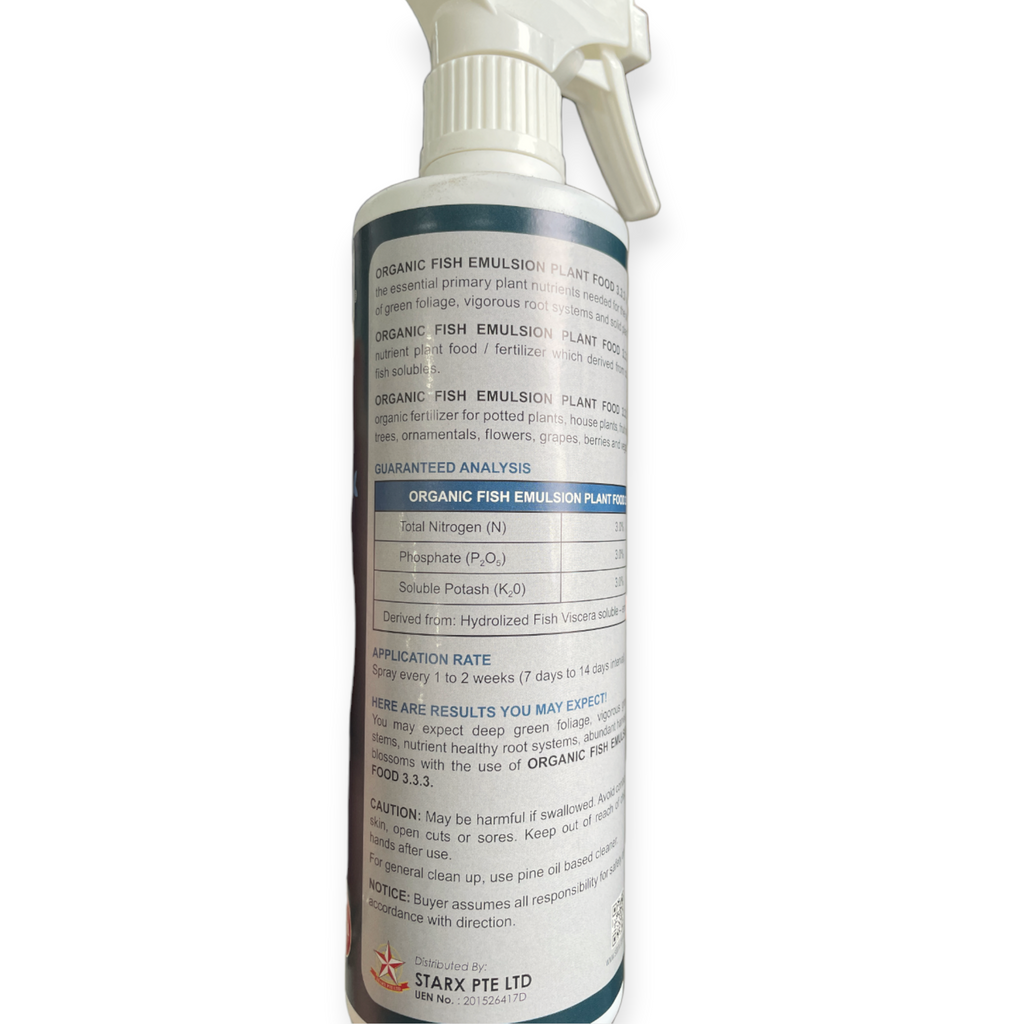 Organic Fish Emulsion Plant Food 3-3-3 (500ml) [Ready to Spray Product]