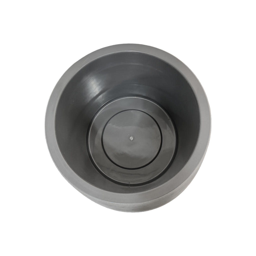 Grey Orb Pot