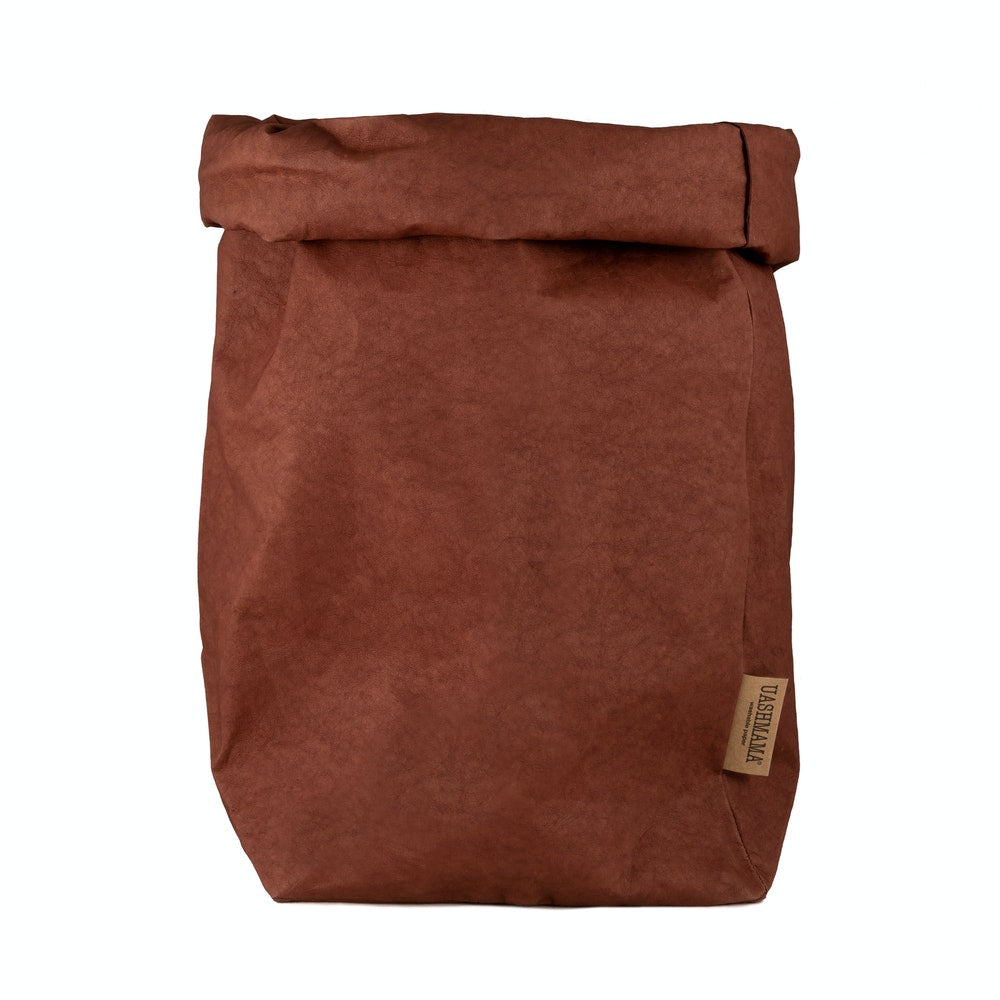 Uashmama, Paper Bag Gigante in Cuoio