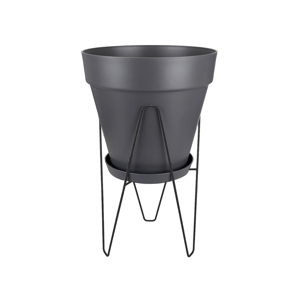 Loft Urban Round 40 in Anthracite with Frame, Living Black