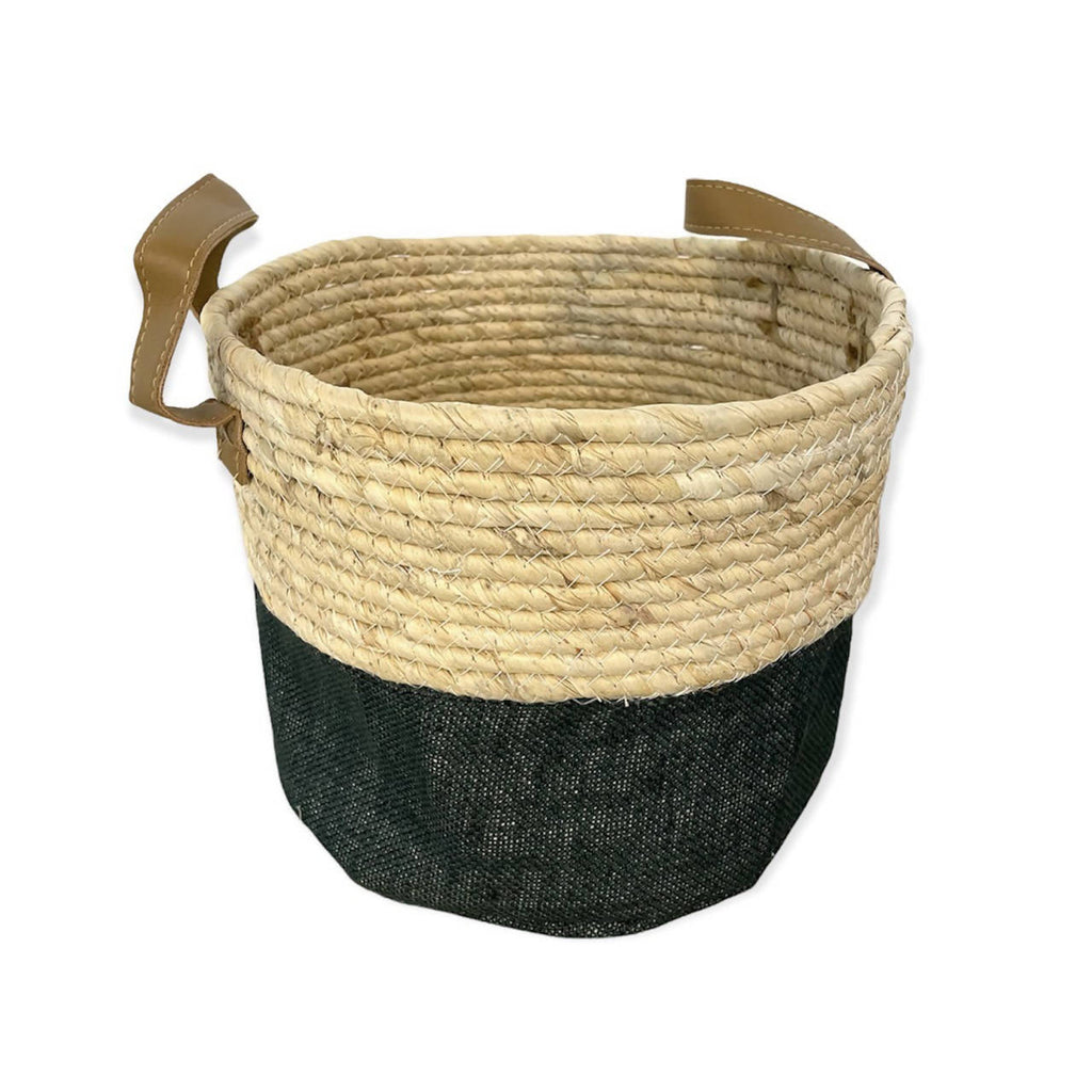 Brown & Blue Foldable Basket