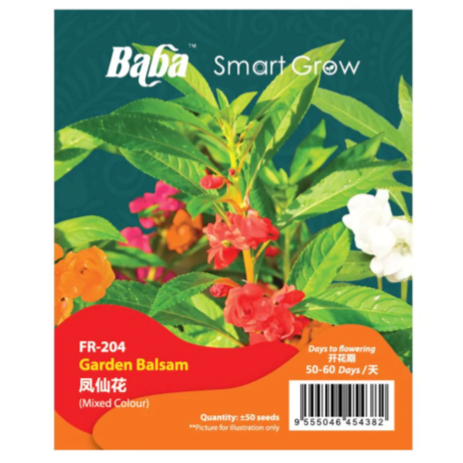 BABA Seed FR-204 Garden Balsam