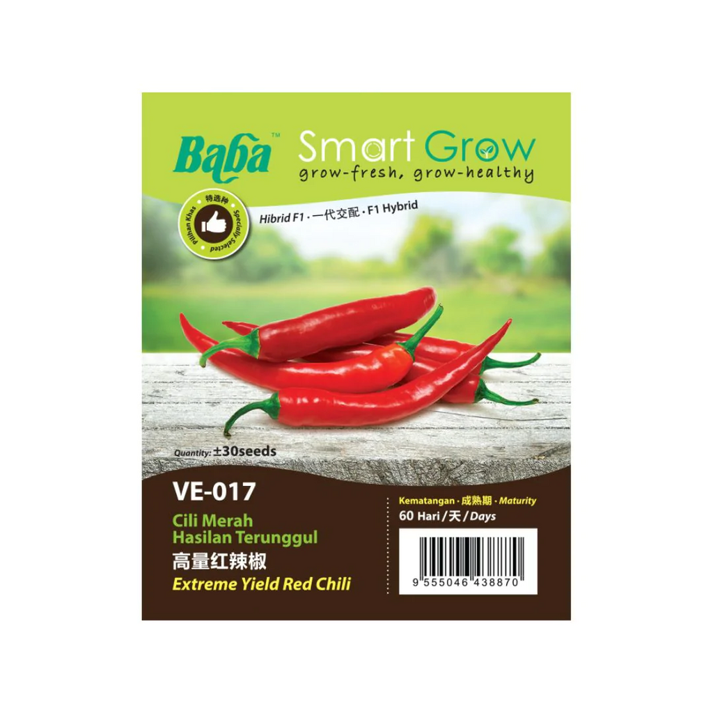 BABA Seed VE-017 Extreme Yield Red Chili