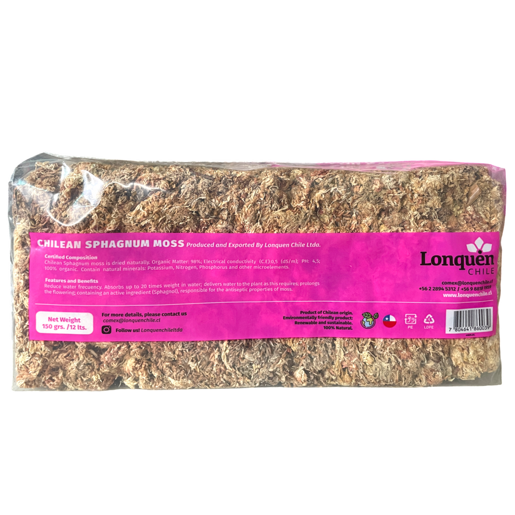 Chilean Sphagnum Moss, Various Packaging