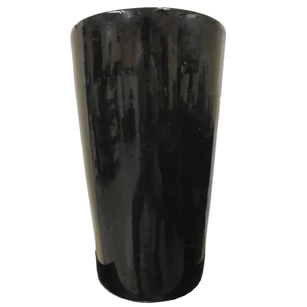 Pot Tall Classic Glossy Ceramic Black (Small)
