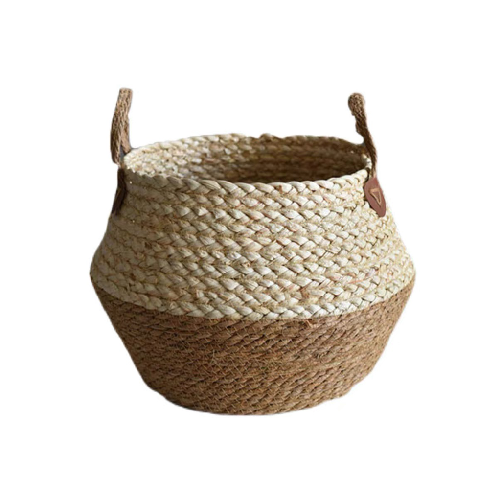 Kraft Basket in Half Brown, L size