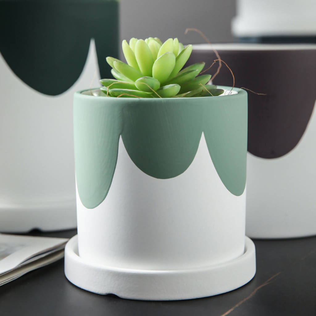 Kola Planter in Green