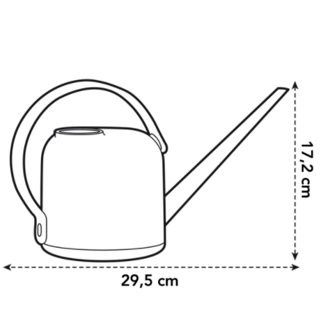 B. For Soft Watering Can 1.7ltr in Anthracite
