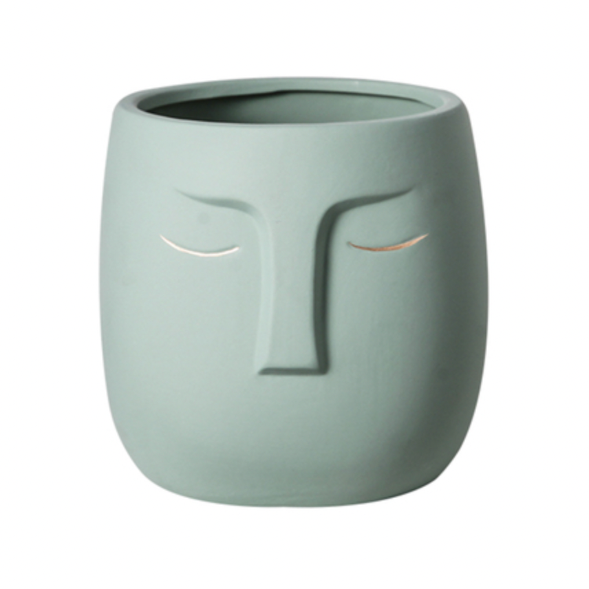 Dum Dum Smooth Planter in Light Green