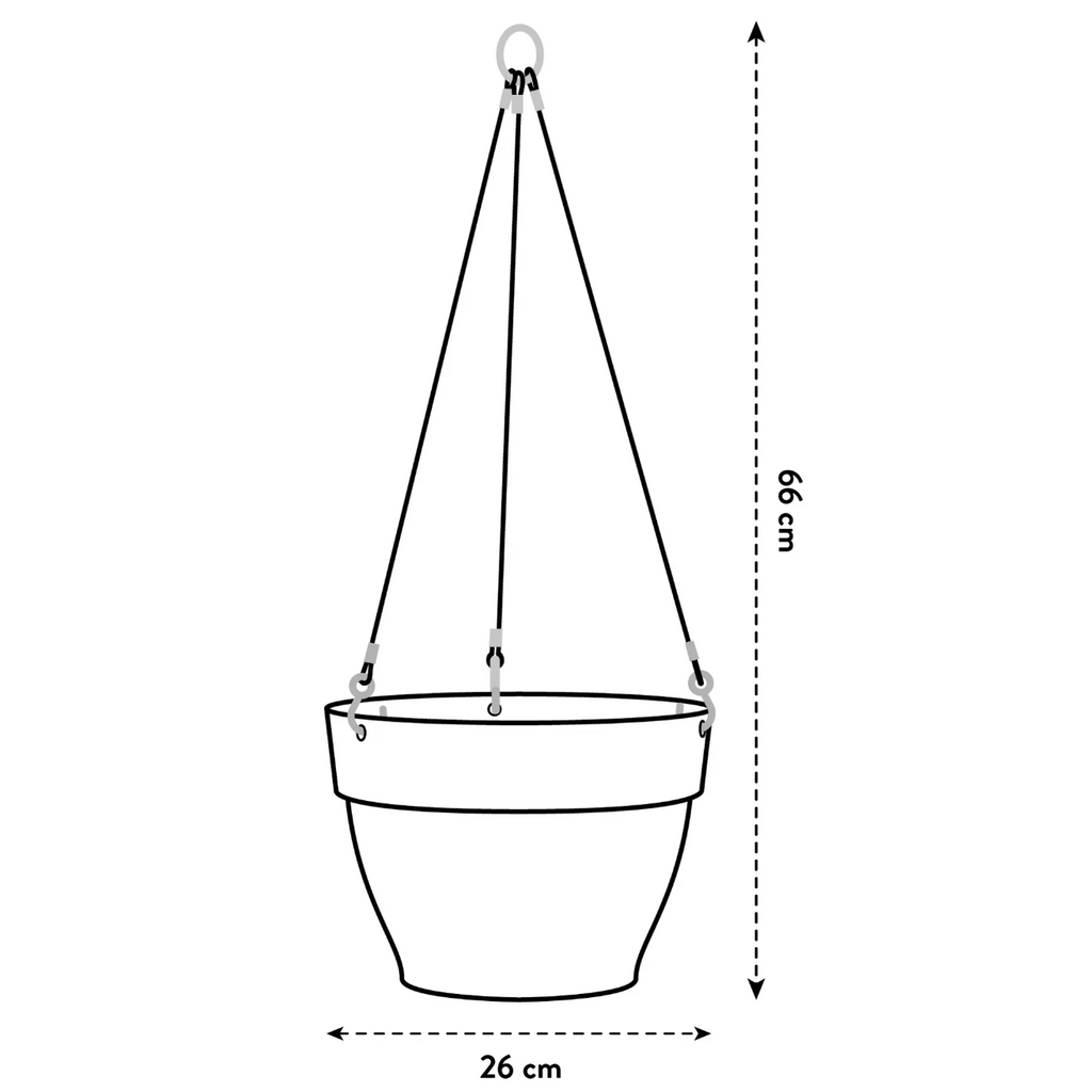 Vibia Campana Hanging Basket 26cm Anthracite