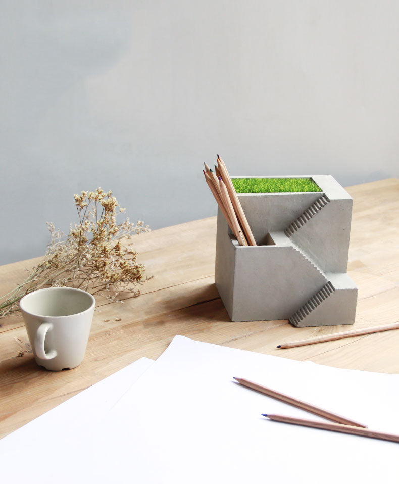Sten Concrete Planter, Type A