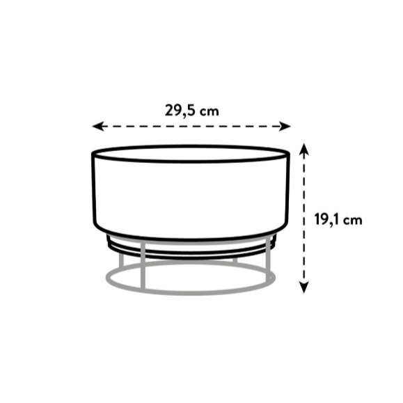 B. for Studio Bowl 30cm in Living Concrete