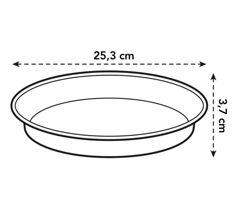 Green Basics Growpot 30cm in Leaf Green with 25cm Saucer