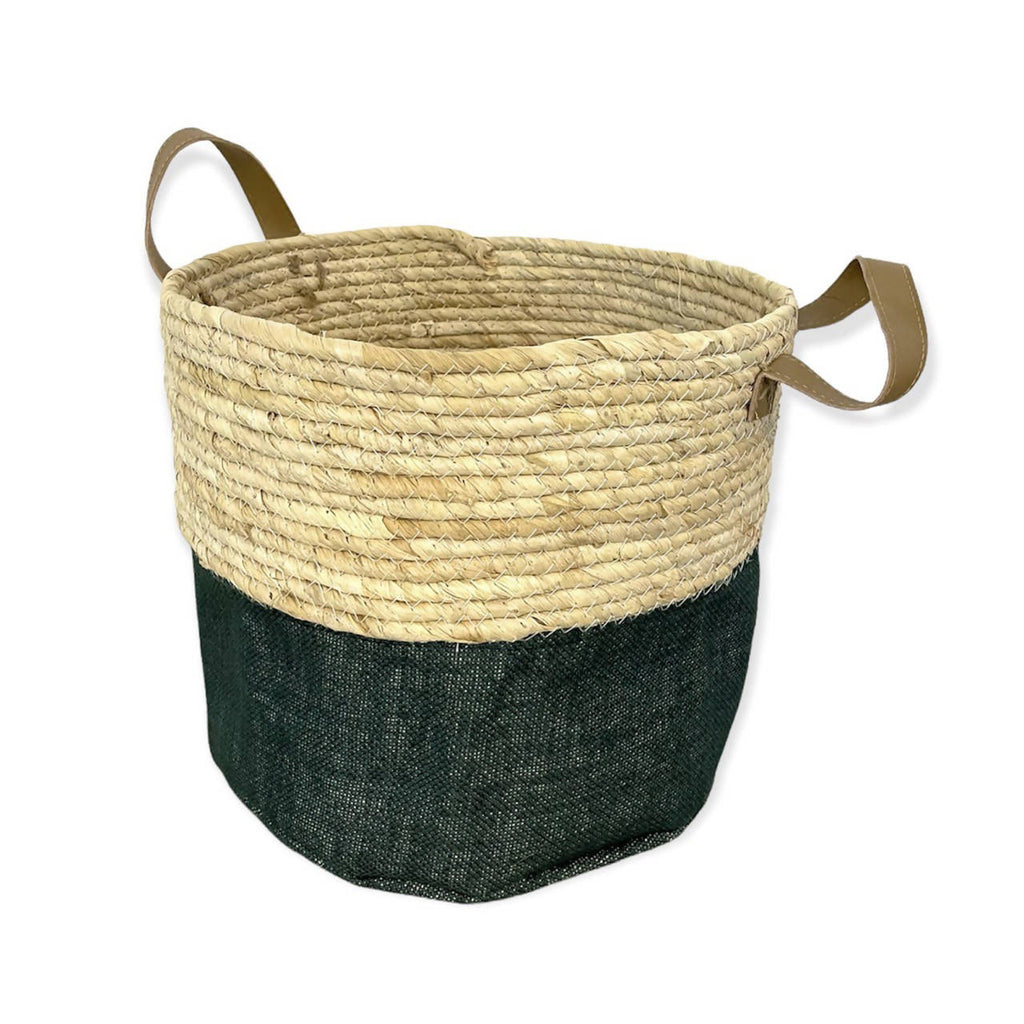 Brown & Blue Foldable Basket