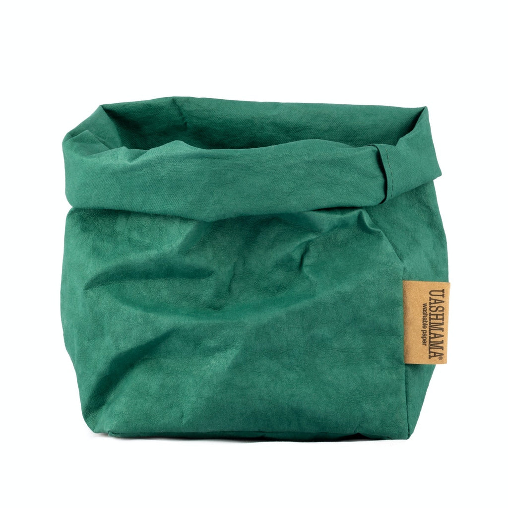 Uashmama, Paper Bag Large in Smeraldo