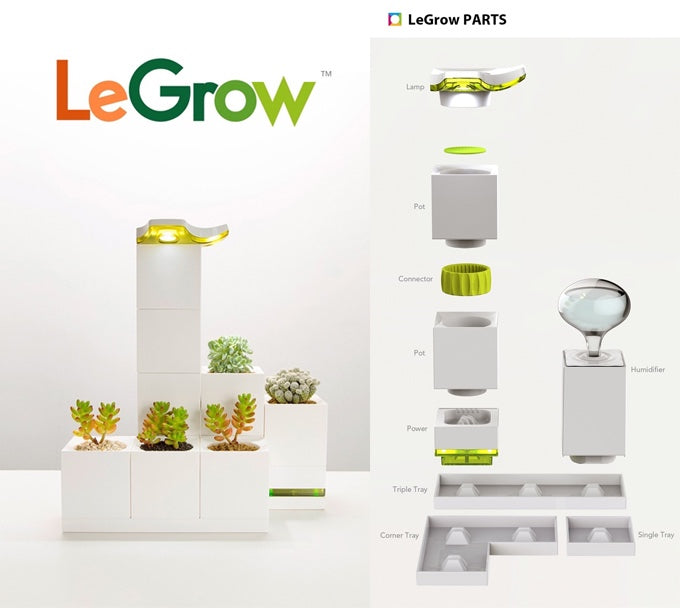LeGrow Silicone Connector with LeGrow Pot