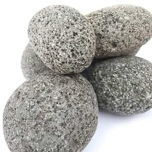 Charcoal Lava Pebbles, 6 - 9cm (20kg)