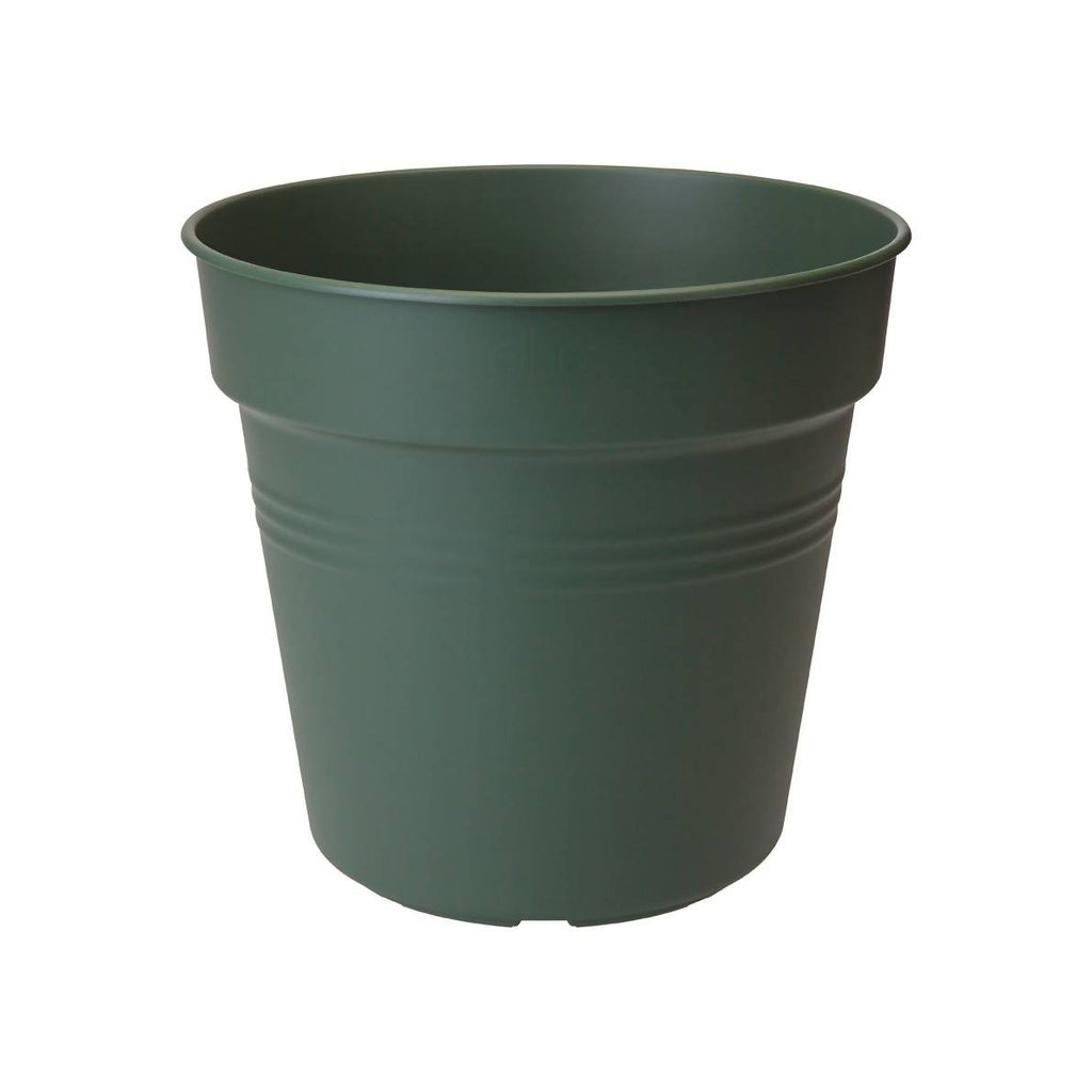 Green Basics Growpot 15cm in Leaf Green with 14cm Saucer