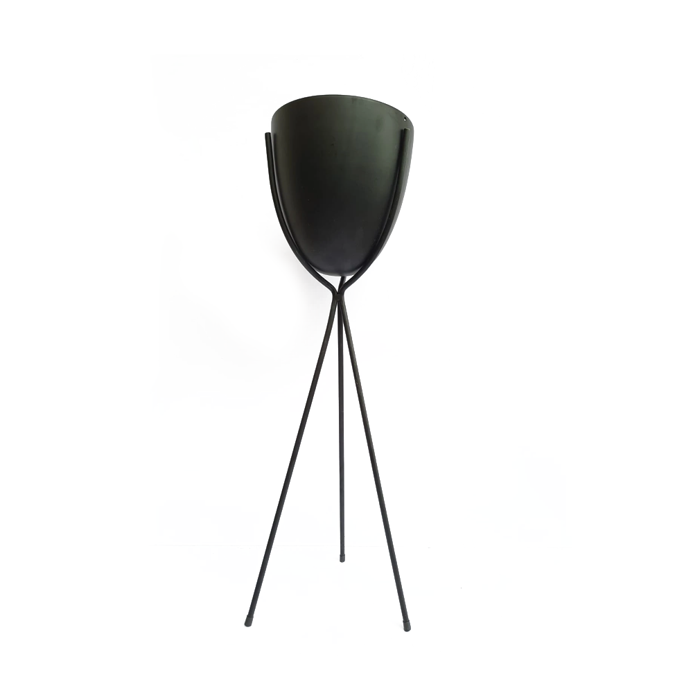 Mel Standie Pot 20cm in black