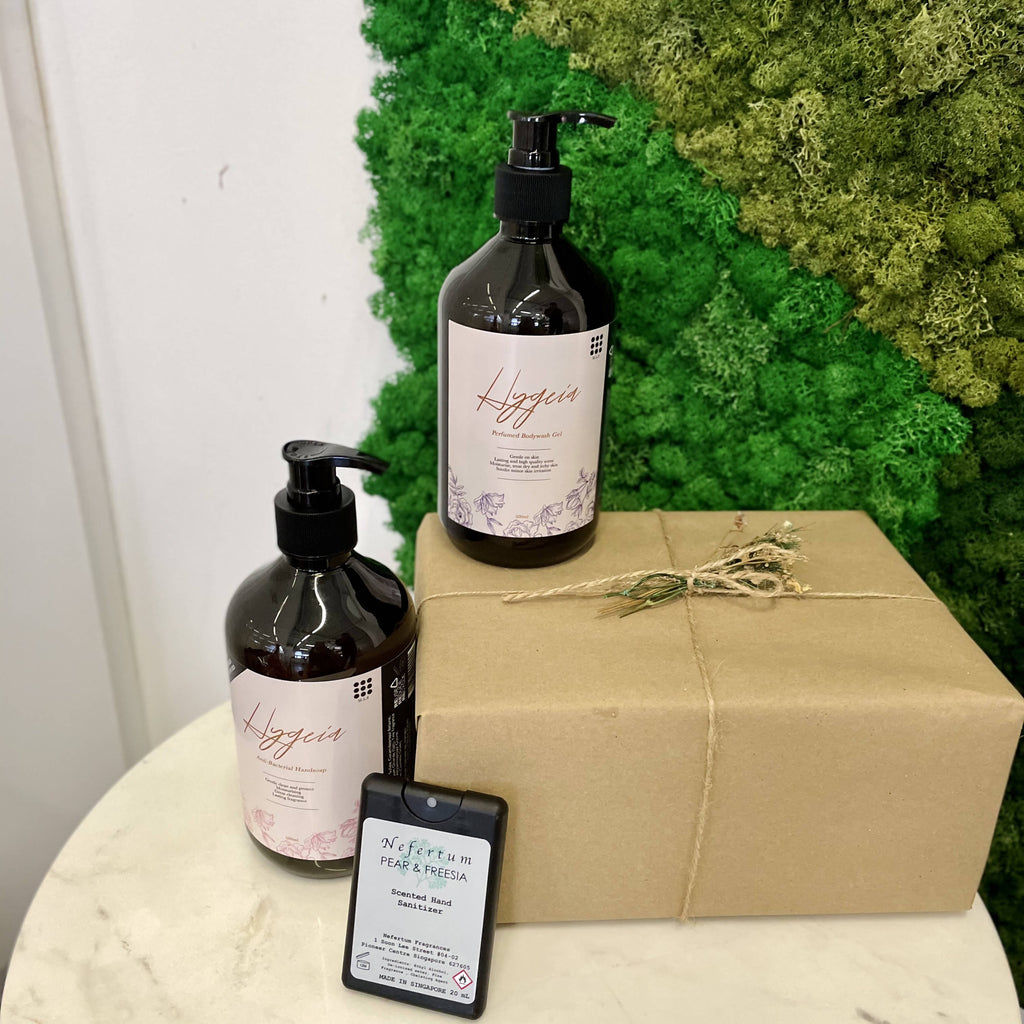 Poinsettia with Personal Care Gift Set