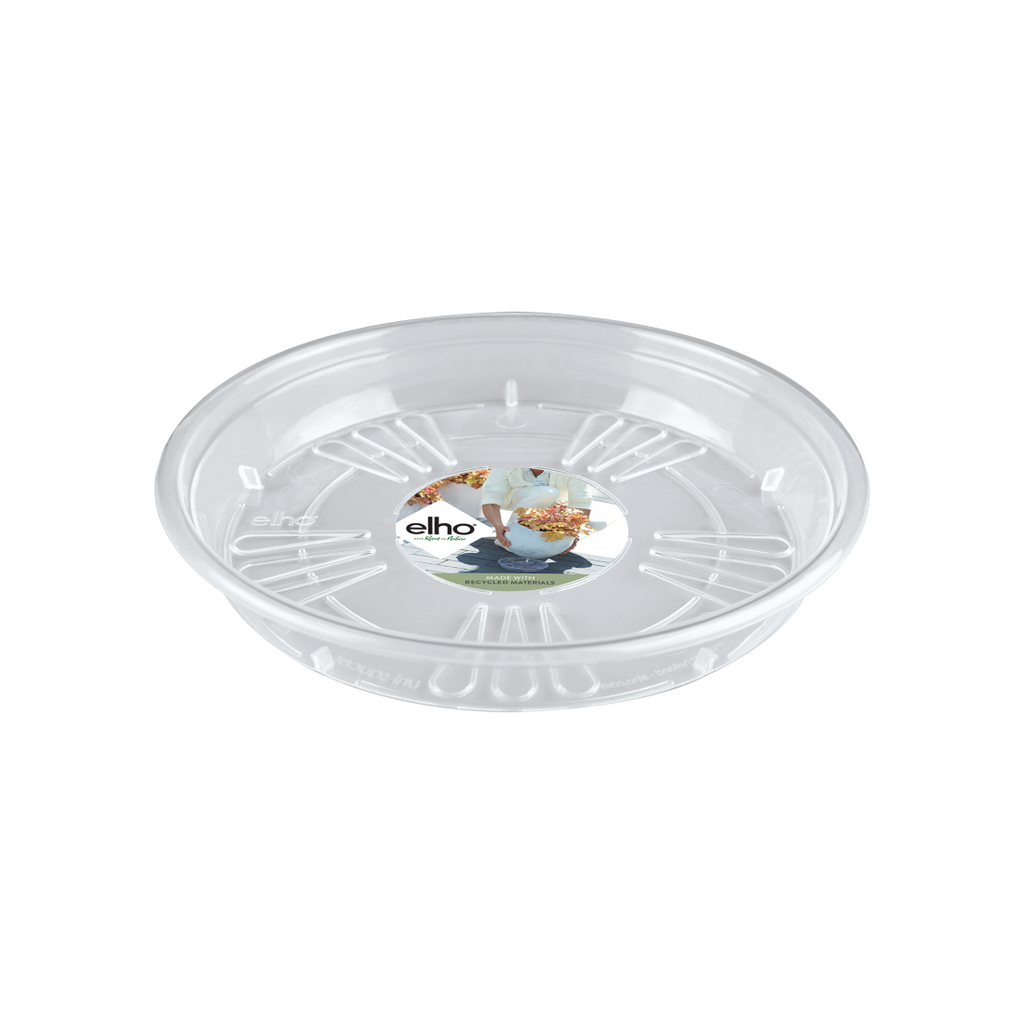 Uni-saucer Round 14cm in transparent