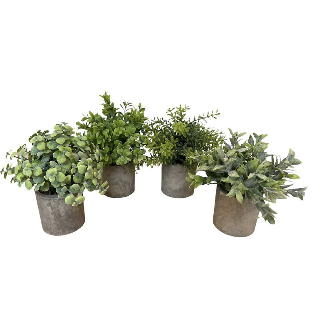 Artificial Potted Mini Plant Set (0.2m)